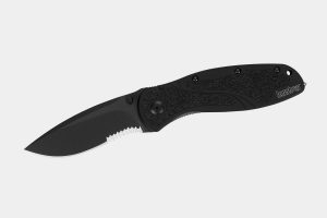 Kershaw Black Blur Glassbreaker Knife