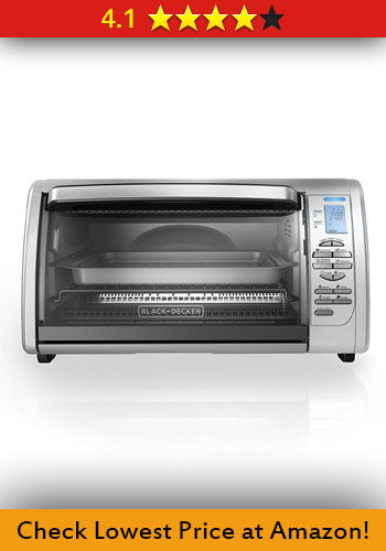 BLACKDECKER Countertop Convection Toaster Oven Silver CTO6335S