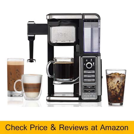 NINJA COFFEE BAR SINGLE-SERVE SYSTEM – BEST CAPPUCCINO MAKER UNDER 200