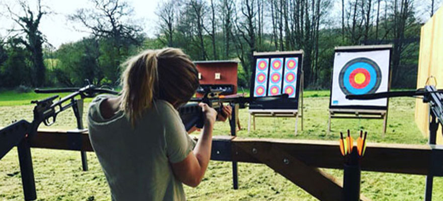 compound crossbow range