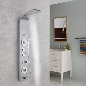 Rusilay Led Overhead Shower Head Set