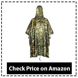 Lmeison Multifunctional Camouflage Impermeable Rain Poncho