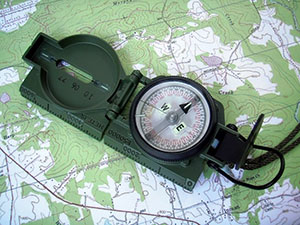 Using a Lensatic Compass